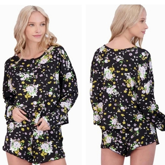 Plush Apparel Cozy Comfy 2 Pc Pajama Lounge Set Womens Sz Med NWT - Picture 1 of 10